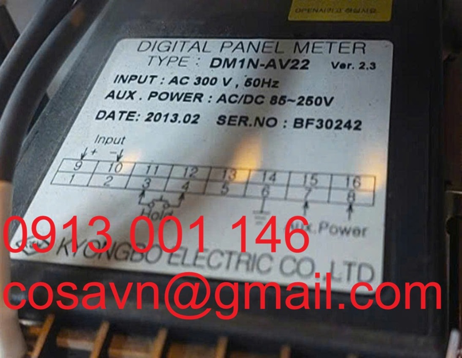 Đồng hồ đo điện tử Kyongbo Electric DM1N-AV22 DM1N-AV22